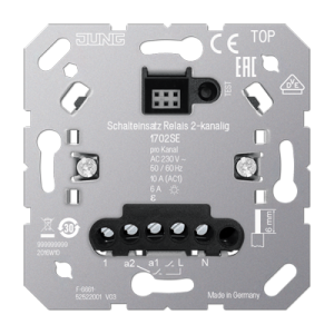 Relä 2-kan 230V 1500W halogen / 250W LED per kanal Relä 2-kan 230V 1500W halogen / 250W LED per kanal
