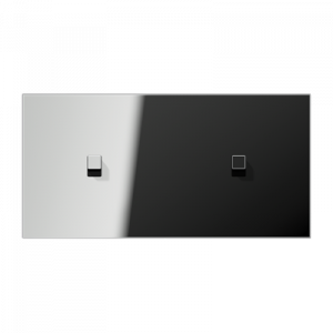 2 x 1-knapp cube krom centrumplatta