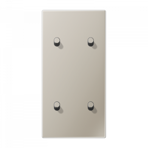 2 x 2-knapp cylinder lodrät centrumplatta 