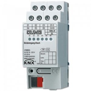 Binäringång 6-kan, 10-230 V DIN Binäringång 6-kan, 10-230 V DIN
