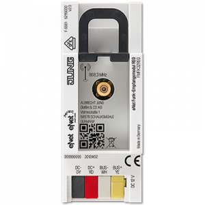 eNet radio receiver for rail mounting eNet radio receiver for rail mounting