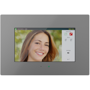HC3 touch panel, GLASS classic grey finish
