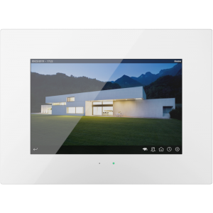 HC3L 10.1"touch panel, GLASS white finish