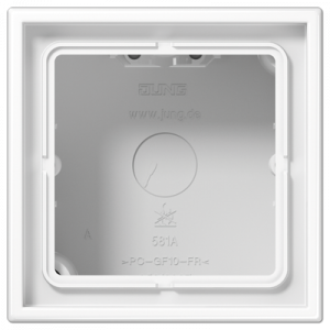 ram 1-fack utanpåliggande    81X81X47 mm ram 1-fack utanpåliggande    81X81X47 mm