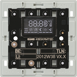 Room controller display compact module, 3-gang, F40 Room controller display compact module, 3-gang, F40